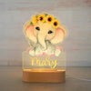 Personalized Children Animal Night Light Custom Name Acrylic Lamp Baby Kids Bedroom Decoration Neonate Birthday Christmas Gift