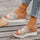 Women's Thick-soled Fish Mouth Color Slippers With Hemp Rope - Luxeventshub