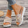 Women's Thick-soled Fish Mouth Color Slippers With Hemp Rope - Luxeventshub