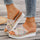 Women's Thick-soled Fish Mouth Color Slippers With Hemp Rope - Luxeventshub