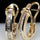 New Retro Exquisite Geometric And Gold Earrings - Luxeventshub