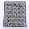 10/20/30/50pcs 7cm Valentine Rose head Glitter artificial flower roses for wife mother gift Wedding birthday DIY refined bouquet