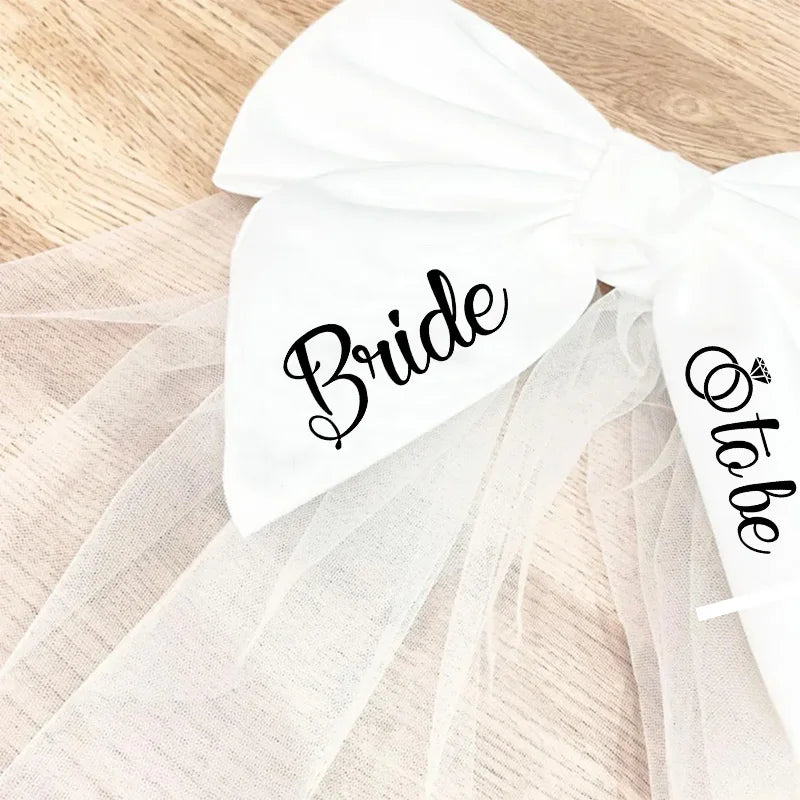 Bride to be Future Mrs veil Bridal Shower beach rustic Wedding Engagement Bachelorette hen Party girls weekend decoration Gift