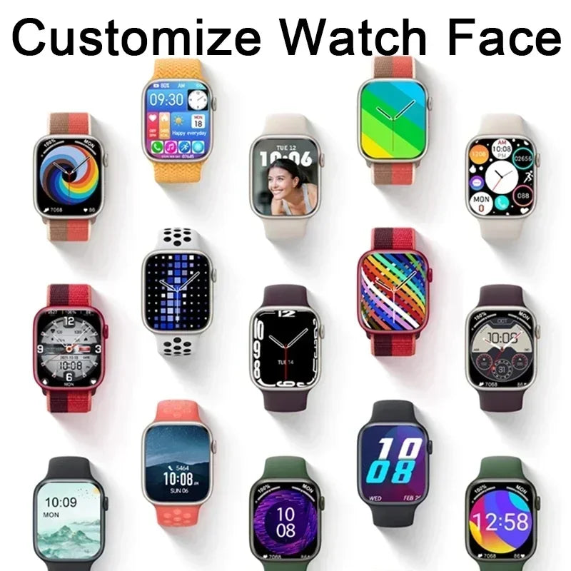 Smart Watch Series 8 Wireless Charging Answer Call Sport Fitness Tracker Custom Dial Smartwatch Men Women Gift For Xiaomi iPhone