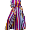 2023 Autumn Spring African Women Long Sleeve V-neck Polyester 2 Piece Top Long Pant Matching Sets XL-5XL African Clothes Women