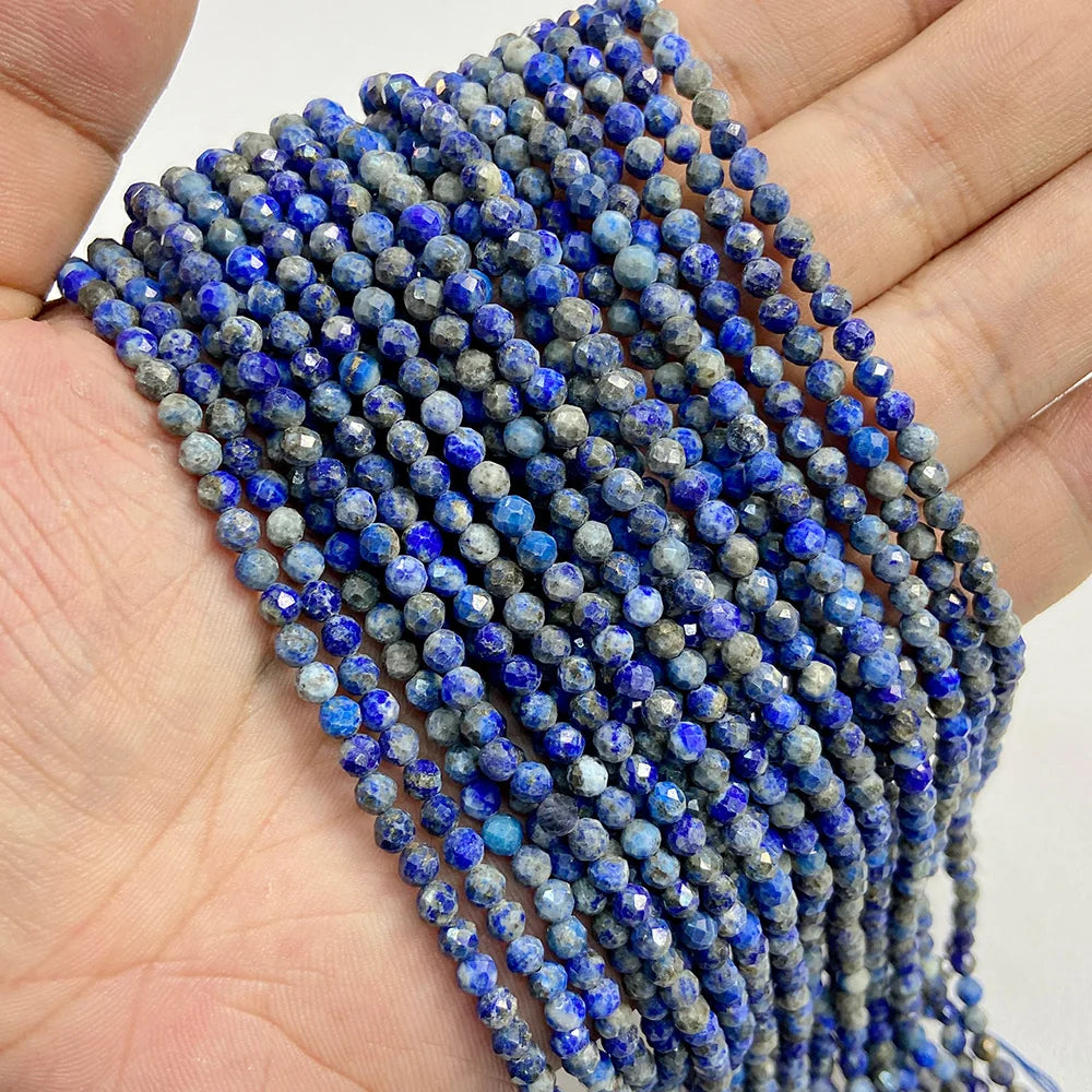 Mixed Natural Raw Stone Quartz Beads Loose 2 3 4MM Small Gem Spacer Beads For Making Necklace Bracelet Waist Chain Jewelry Diy