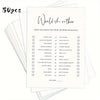 20pcs/30pcs/50pcs Bridal Shower Games Who Knows The Bride Best Cards, Fun Activities For Weddings, Bridal Showers And Bacheloret