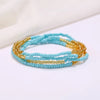 1pc Fashion Bohemian Waist Chain Creative Beads Decor Waist Jewelry Belly Chain For Women Girls Jewelry Necklace Anklet Bracelet