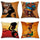 Confident African Women Pattern Home Decor Pillow Cover Bedroom Living Room Sofa Decoration Polyester Cushion Cover with Zipper