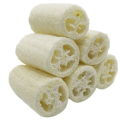 6 paket doğal organik lif kabağı sünger Premium duş kabağı banyo havluları toplu lüks banyo havluları kağıt havlu tutacağı banyo için