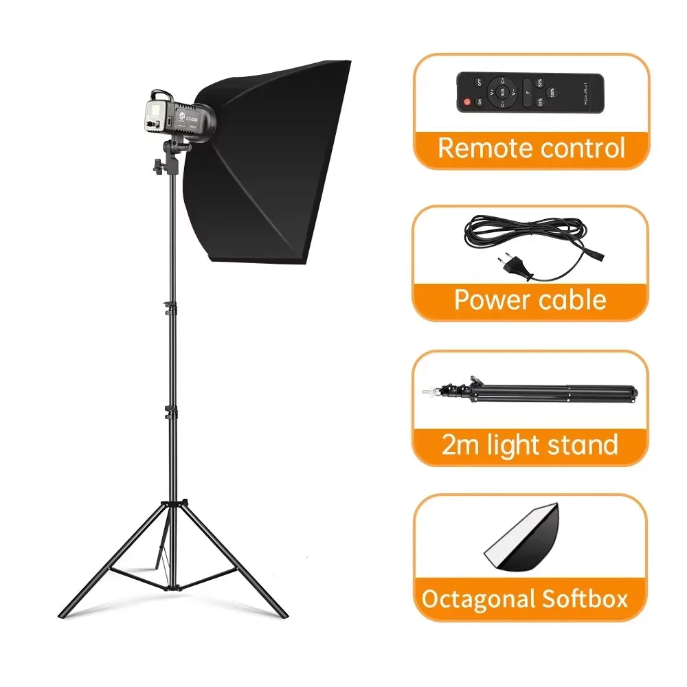 SH 100W Photography Studio Strobe Flash Light Mount Monolight  for Wedding Portrait Advertis Photography Studio Shooting