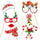28pcs Merry Christmas Photo Props,Christmas Party Decoration School Family Gathering Photo Props Photographs