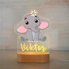 Personalized Children Animal Night Light Custom Name Acrylic Lamp Baby Kids Bedroom Decoration Neonate Birthday Christmas Gift