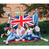 Amosfun 20PCS UK Flag Photo Booth Props for British National Day Party Decorations photo props UK flag photo props