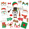 28pcs Merry Christmas Photo Props,Christmas Party Decoration School Family Gathering Photo Props Photographs