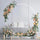 Large Round Arch Backdrop Stand Metal Wrought Iron Circle Wedding Arch Background Decorative Frame Balloon Flower Arch Metal