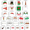 28pcs Merry Christmas Photo Props,Christmas Party Decoration School Family Gathering Photo Props Photographs