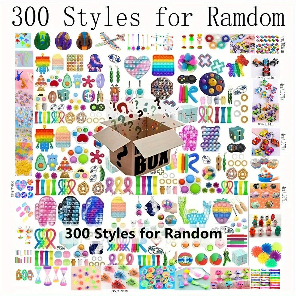 10-100pcs Random Fidget Toys Mystery Gifts Pack Surprise bag Fidget Set Antistress Relief Toys for kids party christmas