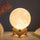 8cm Moon Lamp LED Night Light Battery Powered With Stand Starry Lamp Bedroom Decor Night Lights Kids Gift Moon Lamp - Luxeventshub