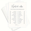 20pcs/30pcs/50pcs Bridal Shower Games Who Knows The Bride Best Cards, Fun Activities For Weddings, Bridal Showers And Bacheloret