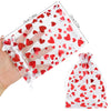 20pcs Red Love Heart Organza Bags Wedding Party Gift Candy Drawstring Bag Christmas Valentines Day Jewellery Pouches Display