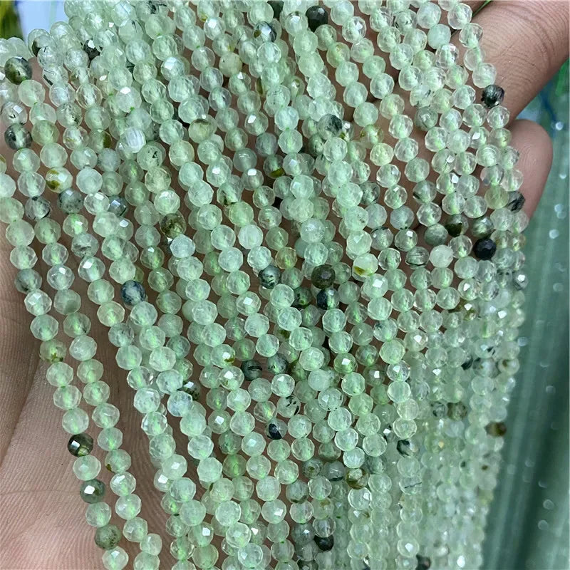 Mixed Natural Raw Stone Quartz Beads Loose 2 3 4MM Small Gem Spacer Beads For Making Necklace Bracelet Waist Chain Jewelry Diy