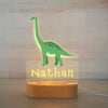 Personalized Children Animal Night Light Custom Name Acrylic Lamp Baby Kids Bedroom Decoration Neonate Birthday Christmas Gift