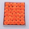 10/20/30/50pcs 7cm Valentine Rose head Glitter artificial flower roses for wife mother gift Wedding birthday DIY refined bouquet