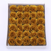 10/20/30/50pcs 7cm Valentine Rose head Glitter artificial flower roses for wife mother gift Wedding birthday DIY refined bouquet