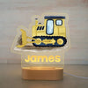 Personalized Children Animal Night Light Custom Name Acrylic Lamp Baby Kids Bedroom Decoration Neonate Birthday Christmas Gift