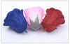 10/20/30/50pcs 7cm Valentine Rose head Glitter artificial flower roses for wife mother gift Wedding birthday DIY refined bouquet