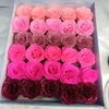 10/20/30/50pcs 7cm Valentine Rose head Glitter artificial flower roses for wife mother gift Wedding birthday DIY refined bouquet