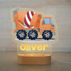 Personalized Children Animal Night Light Custom Name Acrylic Lamp Baby Kids Bedroom Decoration Neonate Birthday Christmas Gift