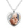 Collares personalizados para colgante personalizado, collar de corazón de melocotón, colgantes de cristal para mamá, papá, bebé, regalos personalizados, joyería - Luxeventshub