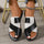 Plus Size Color Matching Toe Covering Flat Slippers
