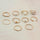 Bohemian Fashion Star Moon Love Pearl Leaf 10-Piece Ring - Luxeventshub