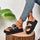 Fashion Rhinestone Belt Buckle Platform Sandals - Luxeventshub