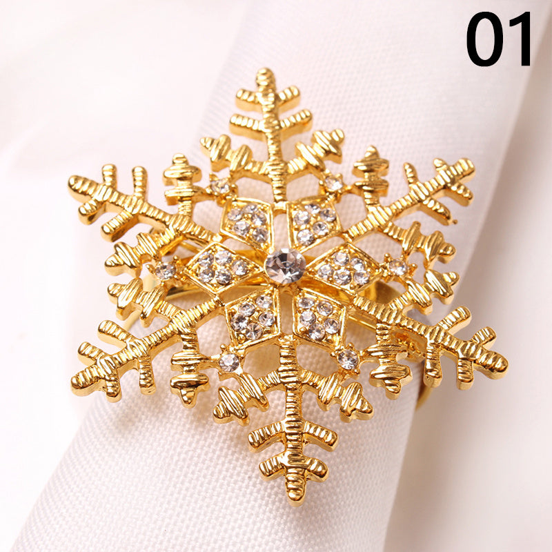 Christmas Stockings Christmas Boots Napkin Ring Napkin Buckle Cloth Ring Christmas Series
