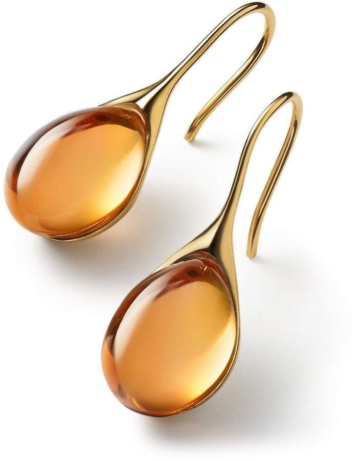 Nine-color Inlaid Cat's Eye Earrings