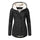 Winter Hooded Jacket Solid Color Warm Buckle Zip-up Fleece Jacket With Pockets Women's Casual Jacket