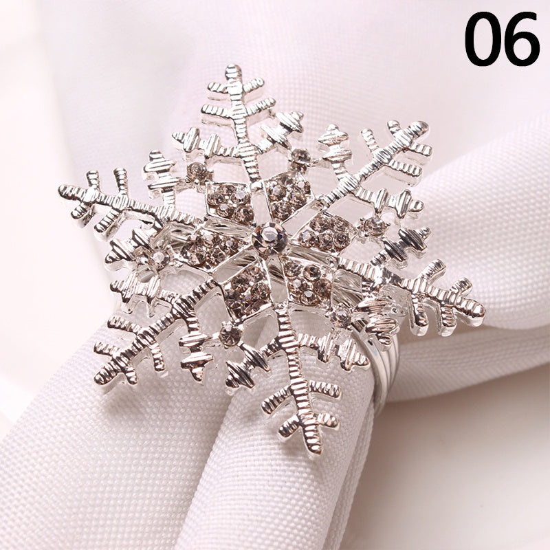 Christmas Stockings Christmas Boots Napkin Ring Napkin Buckle Cloth Ring Christmas Series