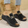 Plus Size Wedge Platform Slippers Cool Beach Leopard Slippers - Luxeventshub