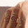 Bohemian Fashion Star Moon Love Pearl Leaf 10-Piece Ring - Luxeventshub