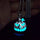 Halloween Ghost Festival Necklace Luminous Pumpkin Pendant Night Glowing Ghost Face Accessory Fashion Jewelry Present