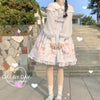 Cute Cats Tea Party Ruffles Dress